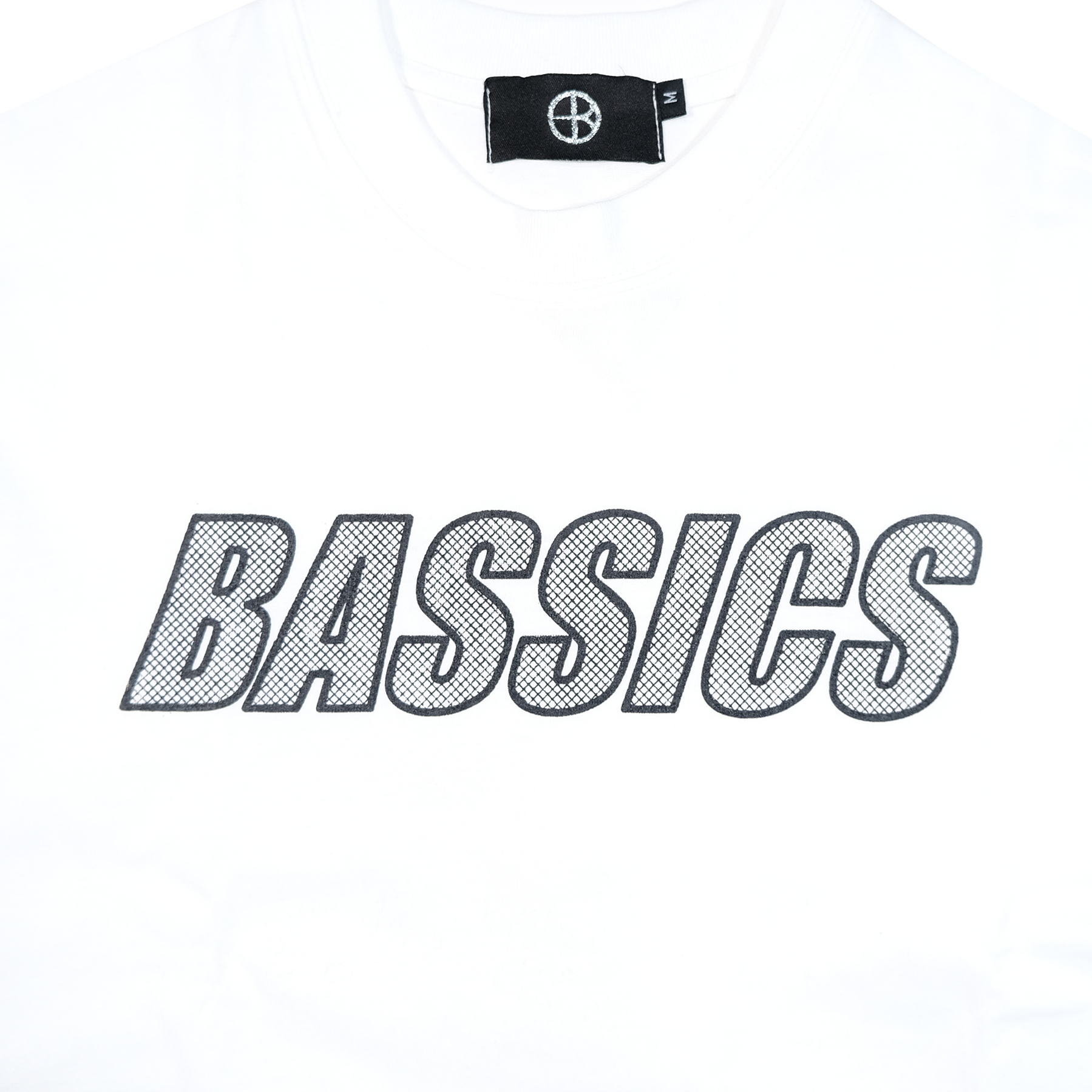 BASSICS MESH CORE WHITE TEE