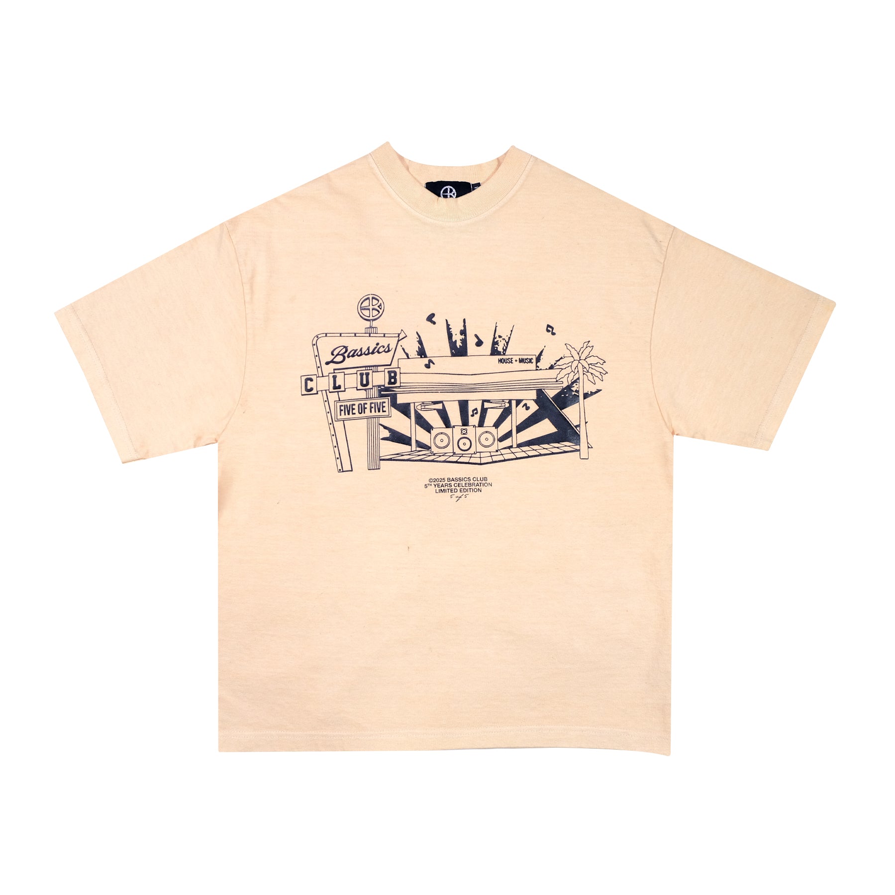 5 OF 5 HOUSE + MUSIC TEE