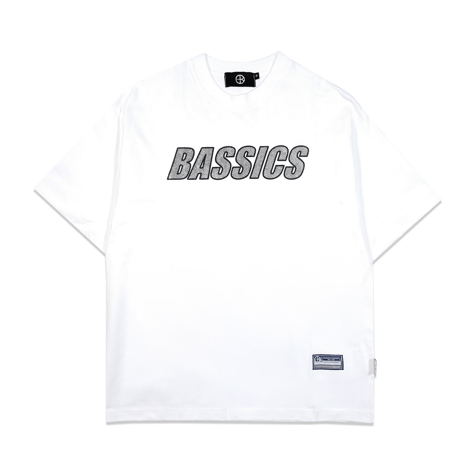 BASSICS MESH CORE WHITE TEE